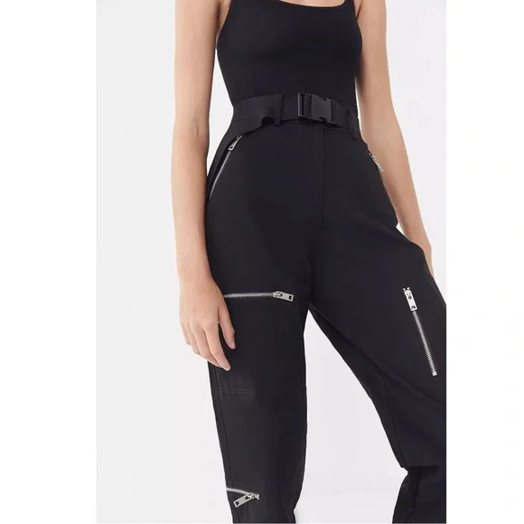 I.AM.GIA Elevara High-Rise Zipper Pant Black Size Small - Picture 3 of 15